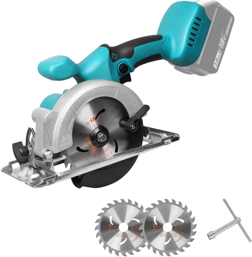 brushless-mini-circular-saw-mellif-battery-hand-circular-saw-for-makita-v-li-ion-battery-with-saw-blades-w-motor-made-of-pure-copper Cordless Circular Saw Review: Cutting Power Without the Cord picture
